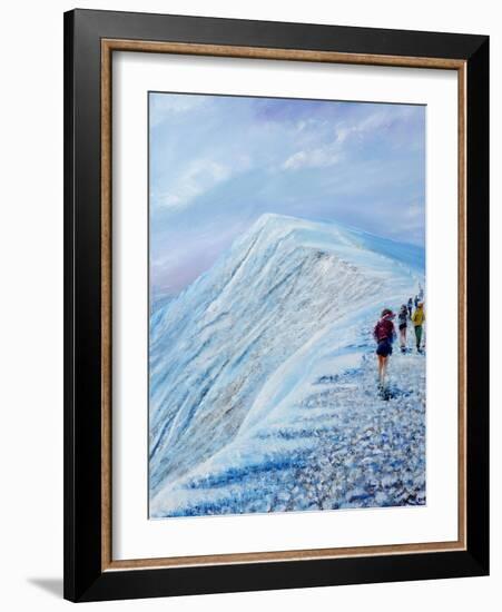 Race on Helvellyn, 2018-Vincent Alexander Booth-Framed Giclee Print