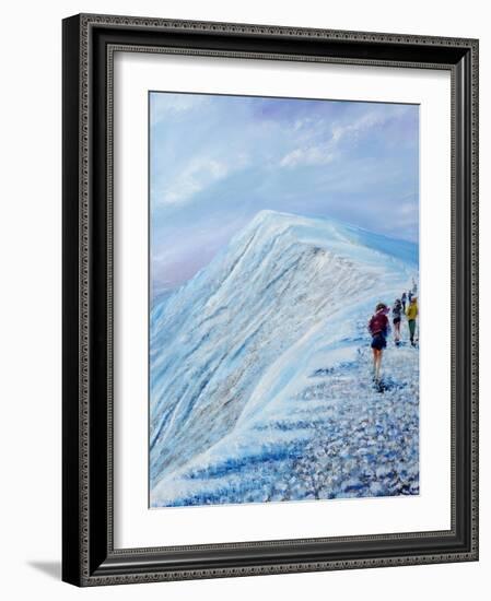 Race on Helvellyn, 2018-Vincent Alexander Booth-Framed Giclee Print