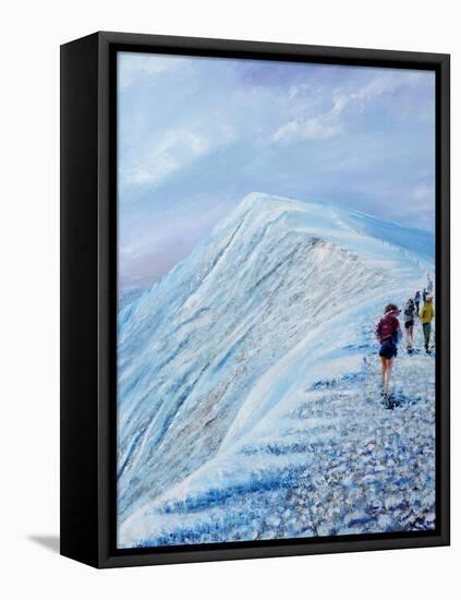 Race on Helvellyn, 2018-Vincent Alexander Booth-Framed Premier Image Canvas