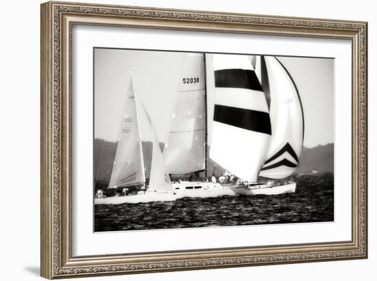 Race on the Chesapeake I-Alan Hausenflock-Framed Photographic Print