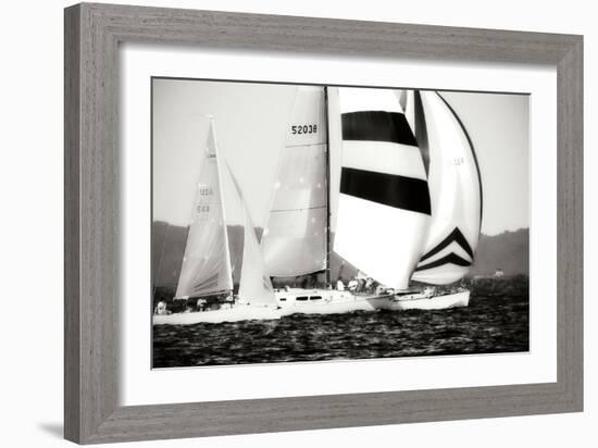 Race on the Chesapeake I-Alan Hausenflock-Framed Photographic Print