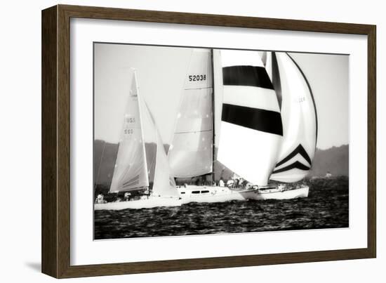 Race on the Chesapeake I-Alan Hausenflock-Framed Photographic Print