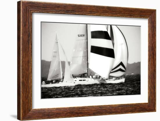 Race on the Chesapeake I-Alan Hausenflock-Framed Photographic Print