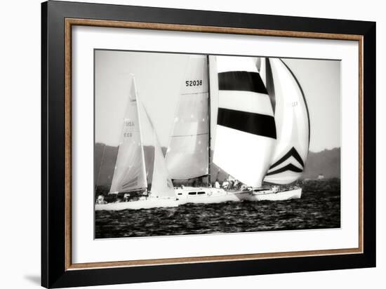 Race on the Chesapeake I-Alan Hausenflock-Framed Photographic Print