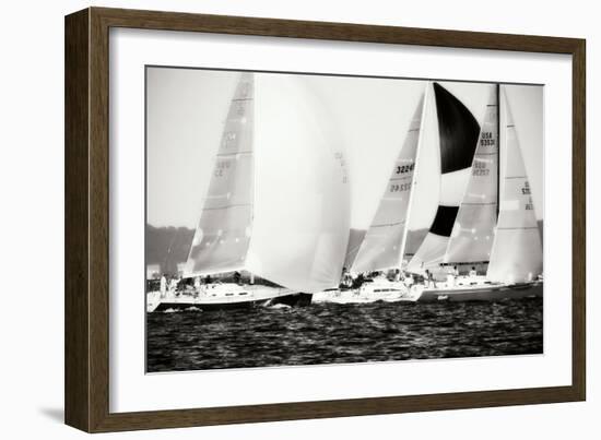 Race on the Chesapeake II-Alan Hausenflock-Framed Photographic Print