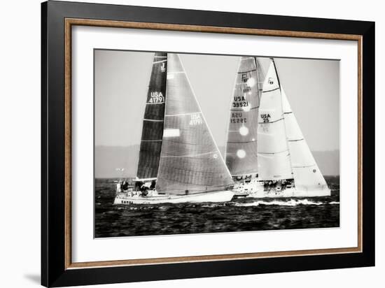 Race on the Chesapeake III-Alan Hausenflock-Framed Photographic Print