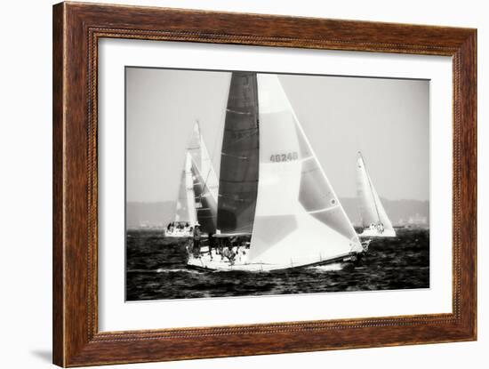 Race on the Chesapeake IV-Alan Hausenflock-Framed Photographic Print