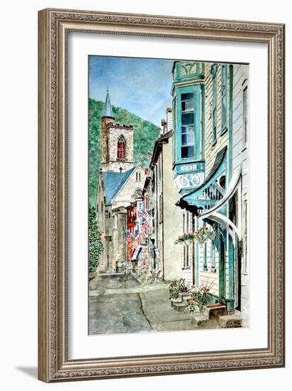 Race St., Jim Thorpe, Pa., 2013-Anthony Butera-Framed Giclee Print