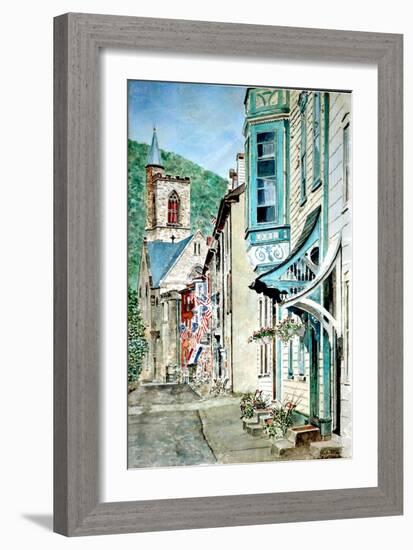 Race St., Jim Thorpe, Pa., 2013-Anthony Butera-Framed Giclee Print