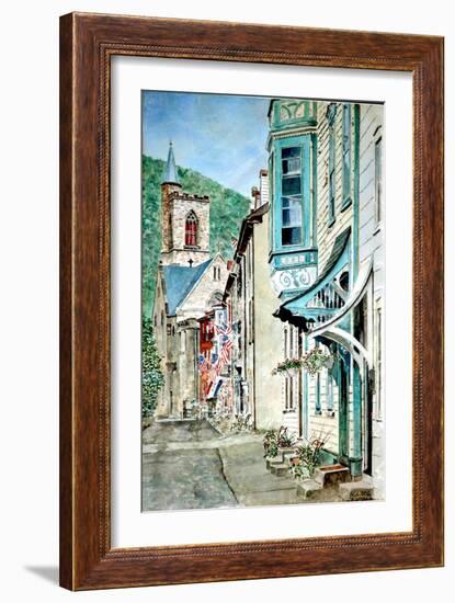 Race St., Jim Thorpe, Pa., 2013-Anthony Butera-Framed Giclee Print