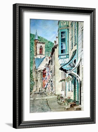 Race St., Jim Thorpe, Pa., 2013-Anthony Butera-Framed Giclee Print