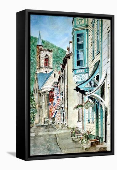 Race St., Jim Thorpe, Pa., 2013-Anthony Butera-Framed Premier Image Canvas