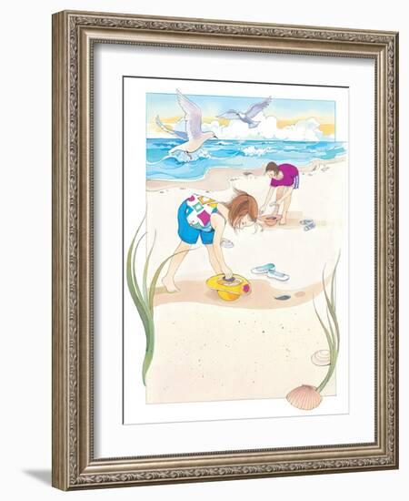 Race to Point - Humpty Dumpty-Len Ebert-Framed Giclee Print