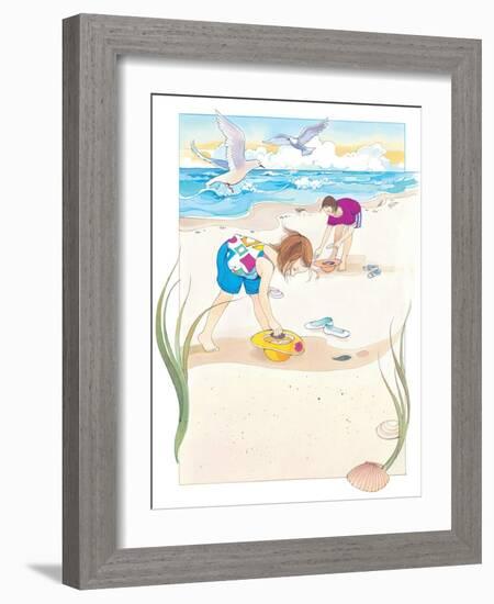 Race to Point - Humpty Dumpty-Len Ebert-Framed Giclee Print