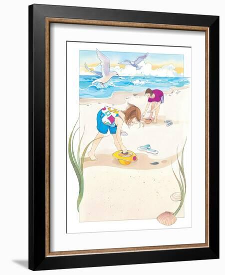 Race to Point - Humpty Dumpty-Len Ebert-Framed Giclee Print