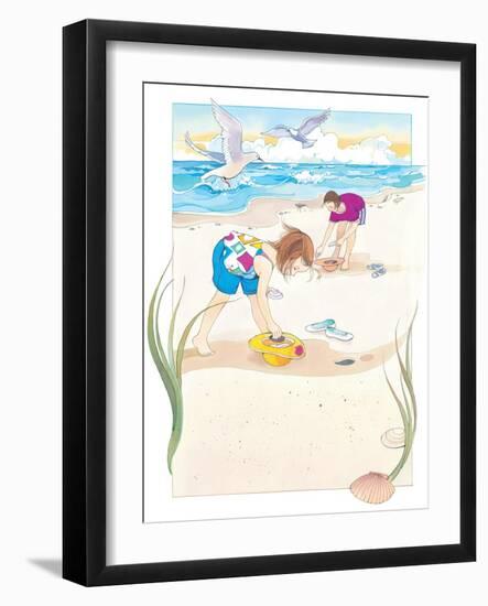 Race to Point - Humpty Dumpty-Len Ebert-Framed Giclee Print