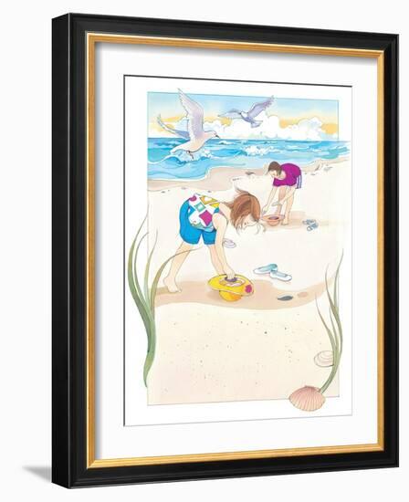 Race to Point - Humpty Dumpty-Len Ebert-Framed Giclee Print