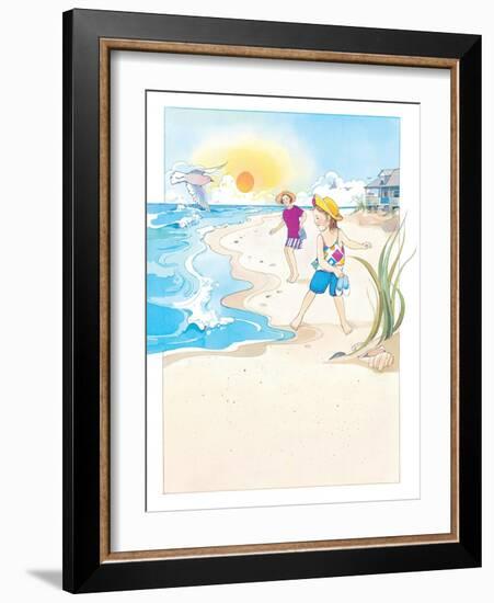 Race to Point - Humpty Dumpty-Len Ebert-Framed Giclee Print