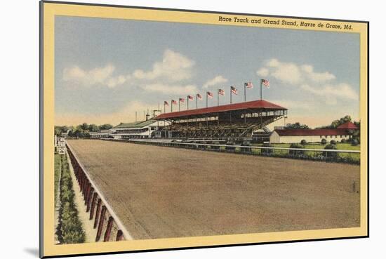 Race Track, Grandstands, Havre de Grace-null-Mounted Art Print