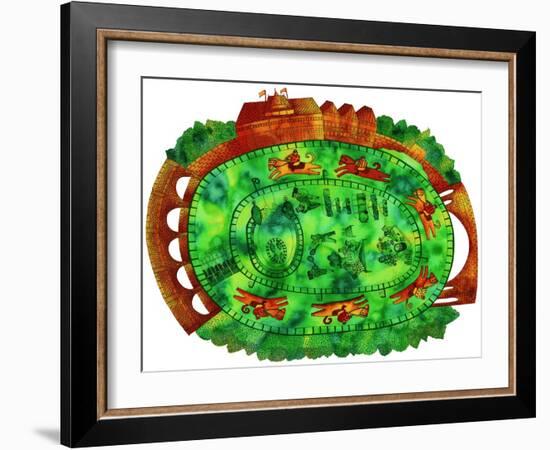 Racecourse, 1998-Julie Nicholls-Framed Giclee Print