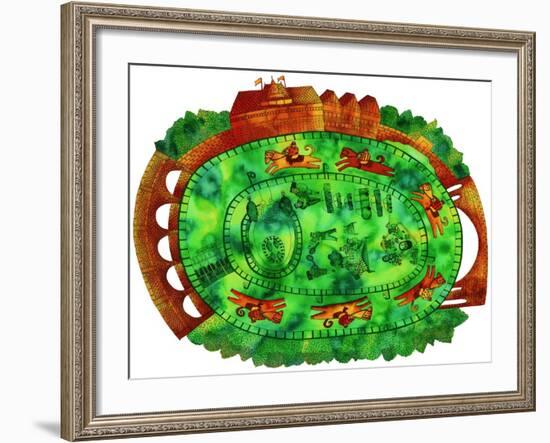 Racecourse, 1998-Julie Nicholls-Framed Giclee Print