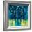 Racehorses - Blue-Neil Helyard-Framed Giclee Print