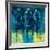 Racehorses - Blue-Neil Helyard-Framed Giclee Print