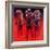 Racehorses - Red-Neil Helyard-Framed Giclee Print