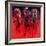 Racehorses - Red-Neil Helyard-Framed Giclee Print