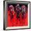 Racehorses - Red-Neil Helyard-Framed Giclee Print