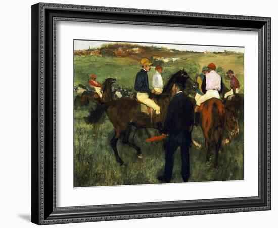 Racehorses-Edgar Degas-Framed Giclee Print