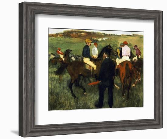 Racehorses-Edgar Degas-Framed Giclee Print