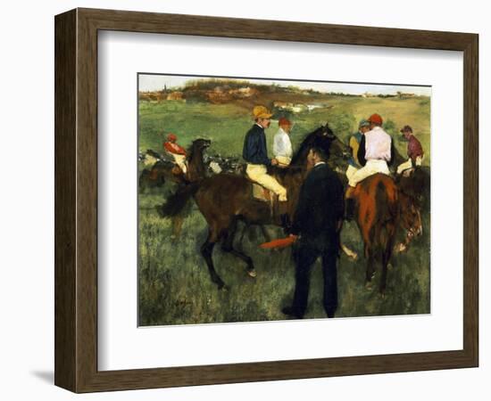 Racehorses-Edgar Degas-Framed Giclee Print