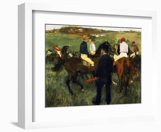 Racehorses-Edgar Degas-Framed Giclee Print