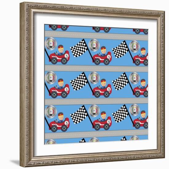 Racer-Asmaa’ Murad-Framed Giclee Print