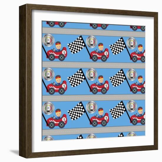 Racer-Asmaa’ Murad-Framed Giclee Print