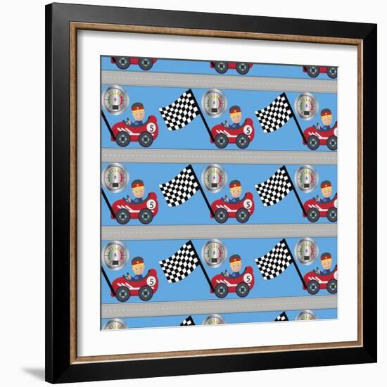 Racer-Asmaa’ Murad-Framed Giclee Print