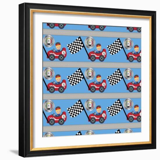 Racer-Asmaa’ Murad-Framed Giclee Print