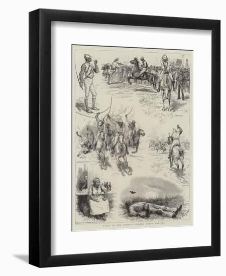 Races at the Jamaica Summer Grand Meeting-Godefroy Durand-Framed Giclee Print