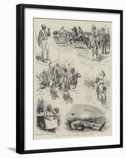 Races at the Jamaica Summer Grand Meeting-Godefroy Durand-Framed Giclee Print