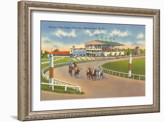 Racetrack, Charles Town, West Virginia-null-Framed Art Print