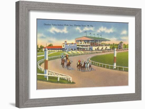 Racetrack, Charles Town, West Virginia-null-Framed Art Print