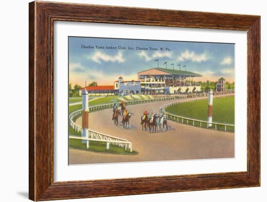 Racetrack, Charles Town, West Virginia-null-Framed Art Print