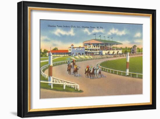 Racetrack, Charles Town, West Virginia-null-Framed Art Print