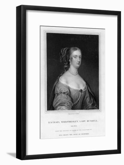 Rachael Wriothesley, Lady Russell, 19th Century-J Cochran-Framed Giclee Print