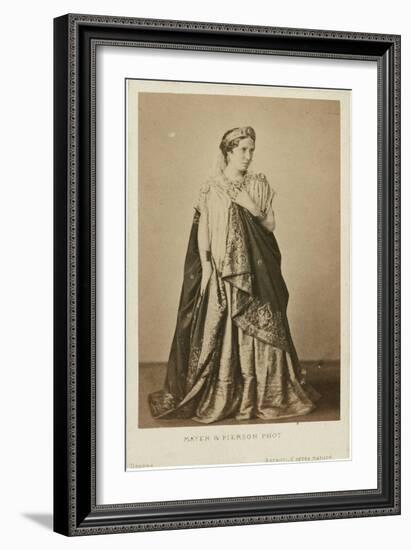 Rachel as Phèdre, Mid of the 19th C-null-Framed Giclee Print