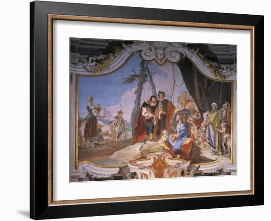 Rachel Hiding Idols-Giovanni Battista Tiepolo-Framed Giclee Print