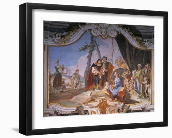 Rachel Hiding Idols-Giovanni Battista Tiepolo-Framed Giclee Print