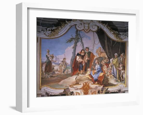 Rachel Hiding Idols-Giovanni Battista Tiepolo-Framed Giclee Print