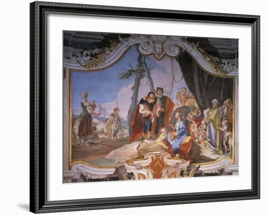 Rachel Hiding Idols-Giovanni Battista Tiepolo-Framed Giclee Print